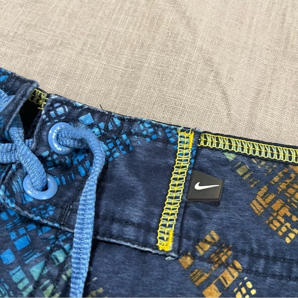 Nike Swim Board Shorts Trunks Bathing Suit Mens Size 34 tie front pocket - Picture 5 of 8